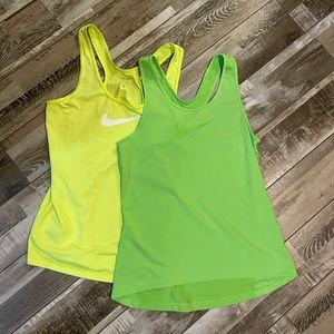 Lot of 2 Nike Dry-Fit Tanks